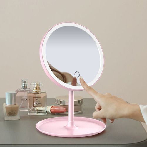 Espejo De Maquillaje Retroiluminado L-ed Con Interruptor De