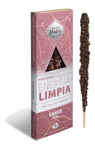 Sahumerios Energía Limpia Sagrada Madre X6 Unidad