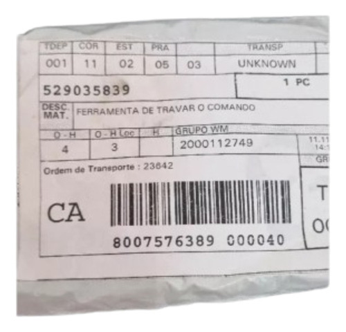 Ferramenta Para Travar O Comando Evinrude