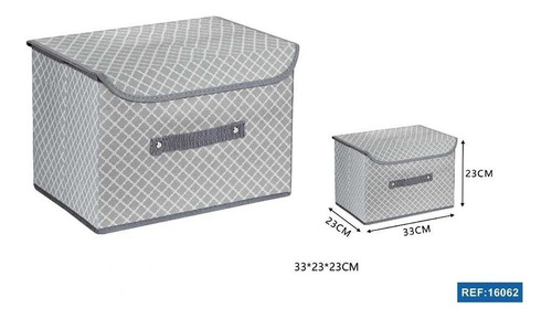 Caja Organizadora De Ropa Closet Con Tapa 33*23*23cm