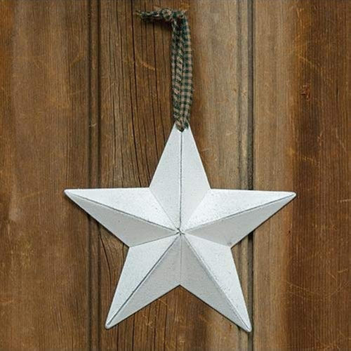 Cwi Gifts Metal Barn Star - 5  Galvanized Hanging Star - Far
