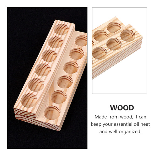 Estuche De Transporte De Aceites Esenciales De Madera