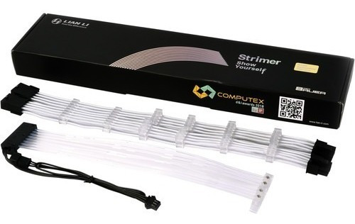 Imagen 7 de 7 de Lian Li Strimer 8 Pin Cable Extension Rgb Para Fuente Poder
