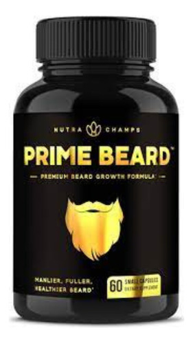 Prime Beard Crecer Regenera Caida Cabello Barba Con Colageno