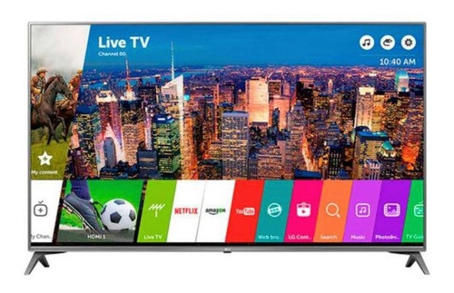 Smart Tv LG 43uj6560 Led 4k 43 + Brazo De Pared