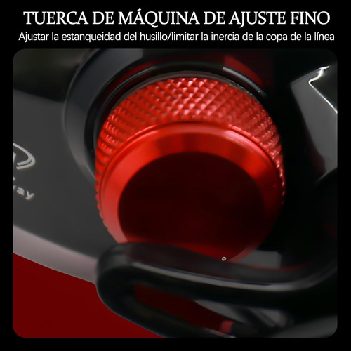 Baitcast Carrete De Pesca Rio Lago Mar 8kg /mano Izquierdo