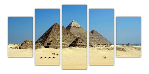 Cuadros Modernos Egipto Pirámides 150x80 Cuadros Decorativos