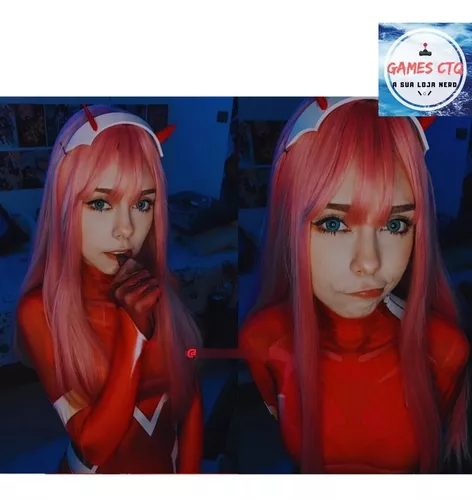 Cosplay Zero Two. Uniforme e/ou Peruca, Anime Darling in the Franxx