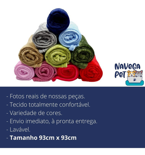 Manta Cobertor Pet Para Cachorro Gato