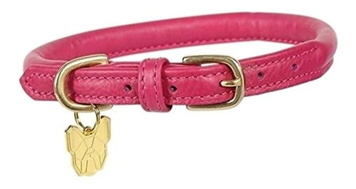 Shires Digby Y Fox Enrollado Collar De Perro De Cuero