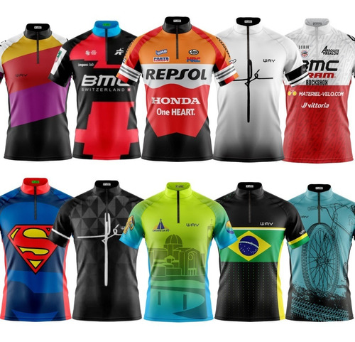 Camisa De Ciclismo Masculina Pro Camiseta Bike Melhor Preço*