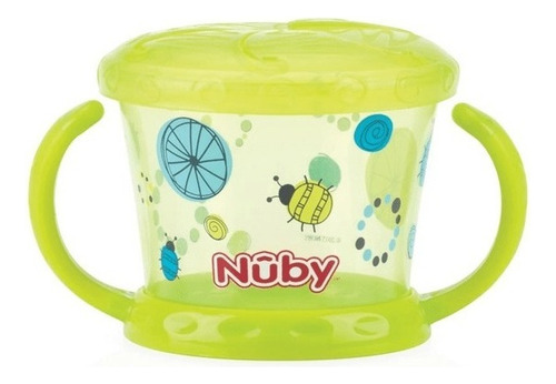 Bowl Nuby Snack Keeper-cerealero Maternelle Color Verde