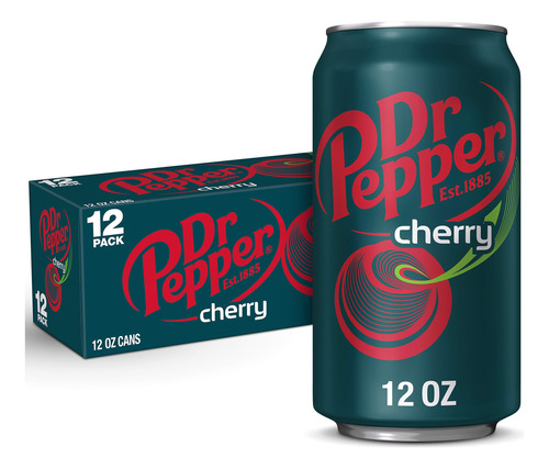 Dr Pepper - Cereza, 12 Onzas, Paquete De 12