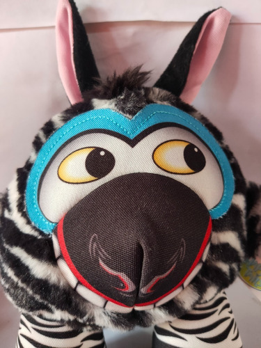 Peluche Para Mascota Zebra Happy Tails Barnyard Buddies