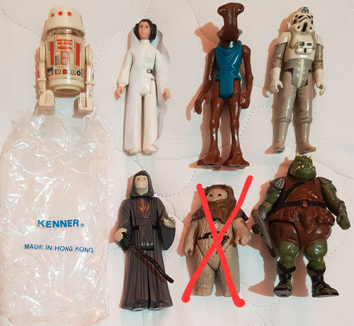 Star Wars: Lote #1 Figuras Vintage 1977-1985