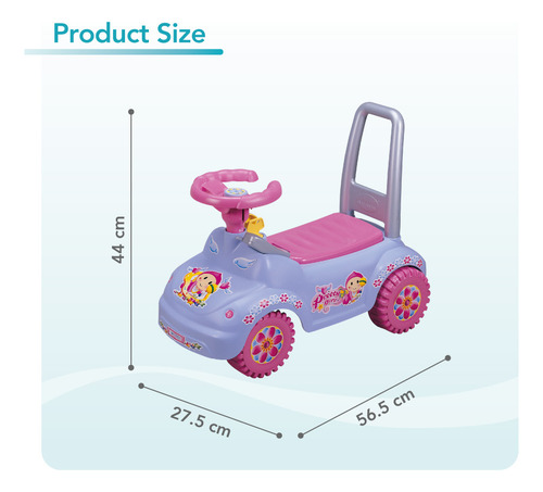 Carrito Montable Infantil Mytoy Con Claxon Y Compartimento