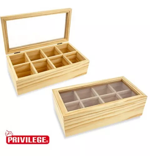 Caja Para Té Organizador De Infusiones - 30 X 16 X 9 Cm.