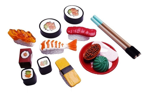 El Duende Azul Set Sushi Chef 18 Piezas Tm1 6613 Ttm
