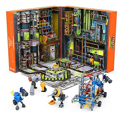 Hexbug Junkbots Planta Energía Nuevo Puerto Hábitat Fábrica