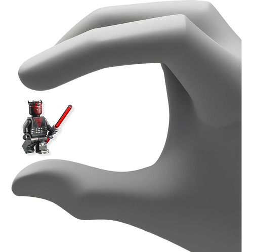 Figura Lego Star Wars Darth Maul Con Sable Doble Rojo