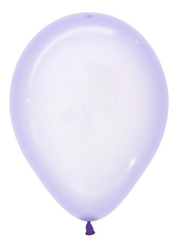 Globos R-12 Cristal Pastel Lila - Sempertex X 50