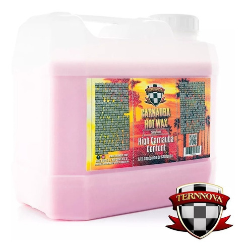 Cera Liquida Rápida Carnauba Hot Wax Ternnova 5 Litros