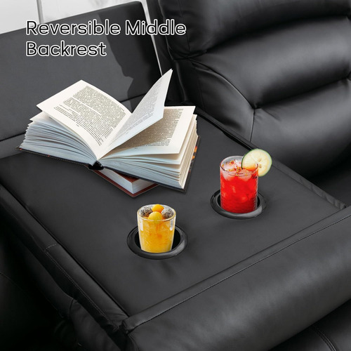 Sillón De Cine En Casa Reclinable C/3 Asientos, Ebello