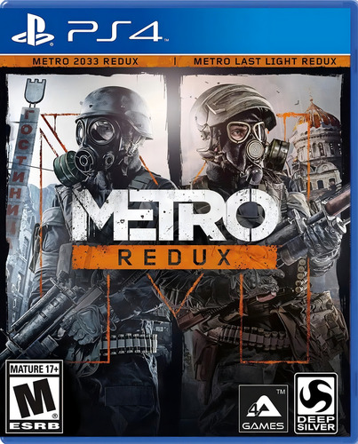 Jogo Metro Redux Playstation 4 Ps4 2 jogos em 1