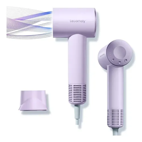 Secador de Cabelo Profissional com Íons Negativos Lecomely S4AT 1200W de Viagem, Bivolt Automático, Alta Velocidade 110.
