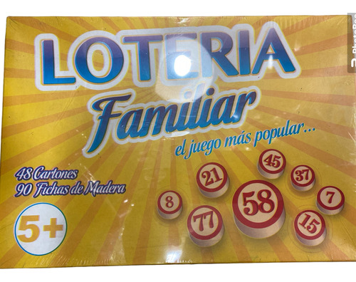 Juego Loteria 48 Cartones 