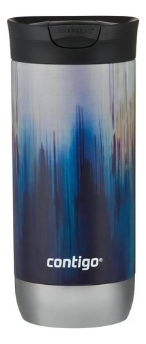 Vaso térmico Contigo Huron. airbrush color azul 473mL