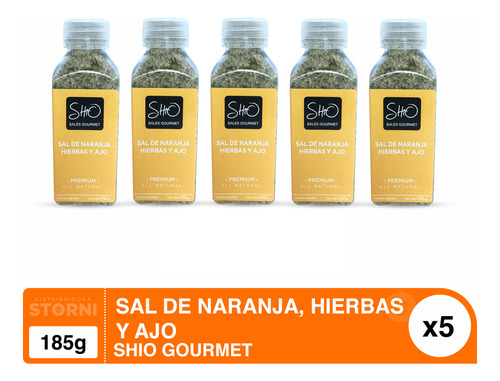 Sal De Hierbas Pack X5u Shio Gourmet Por Mayor