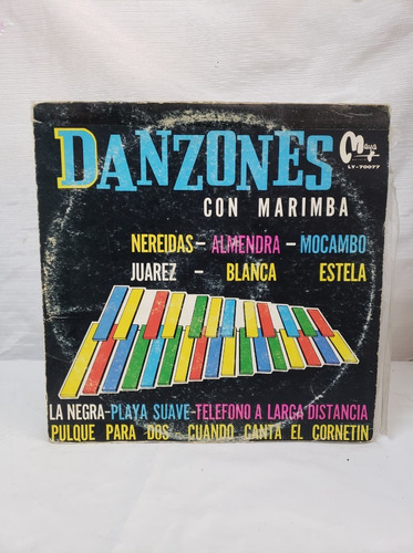 Danzones Con Marimba-marimba Orquesta La Diosa Del Sur Lp 