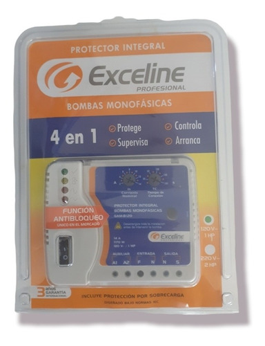 Protector De Voltaje Integral Bombas De Agua 110v Exceline