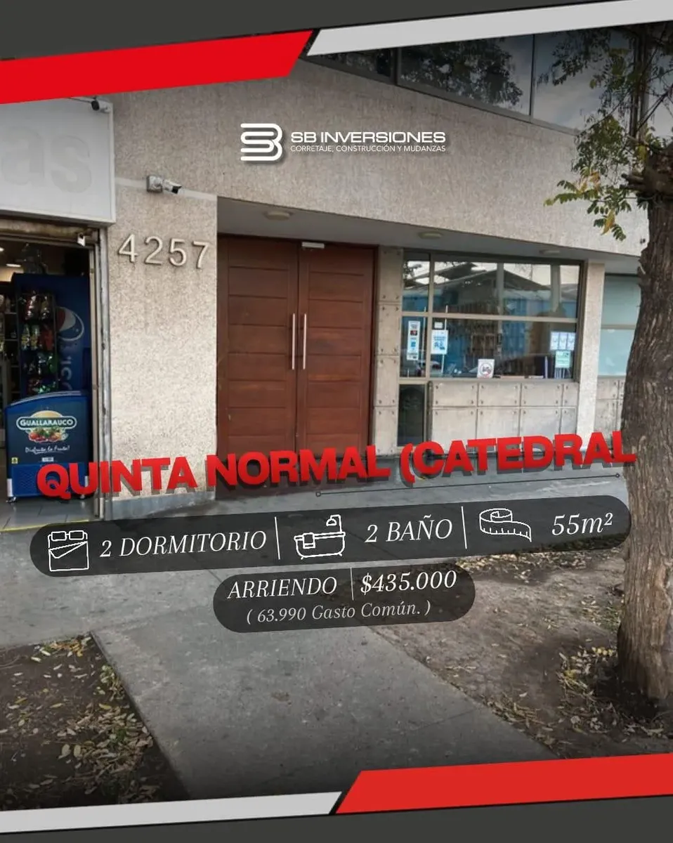 Imagen 2 de 24 de Arriendo Departamento Estilo Mariposa 2 Dormitorios 2 Baños