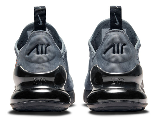 Tenis Para Niños Grandes Nike Air Max 270 Gris