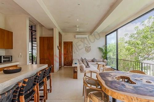 Penthouse Amueblado En Venta En La Veleta -tulum