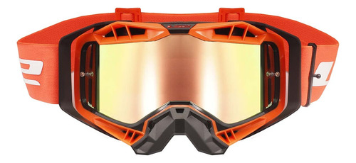 Ls2 Cascos Aura Pro Goggle (negro/hi-vis Naranja Con Lente I