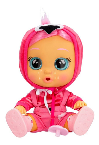 Imagen 2 de 10 de Cry Babies Muñeca Dressy Con Pelo Peina Fancy Bebe Lloron Ed