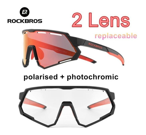 Imagen 2 de 9 de Lentes Rockbros Polarizados Y Fotocromáticos - Urquiza Bikes