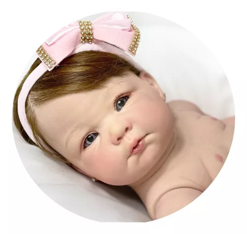 Bebe Reborn Princesa Banho Silicone Realista Abigail