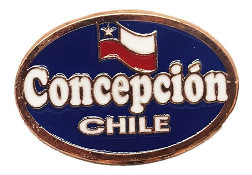 Magnético Concepción Chile Cobrizado (6844)