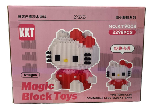 Armable 3d Micro Blocks Hello Kitty 18cm 2298 Piezas