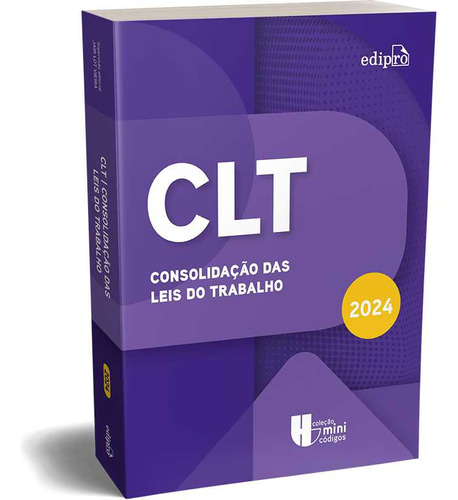 Clt 2024, De Jair Lot Vieira. Editora Edipro, Capa Mole, Edição 1 Em Português, 2024