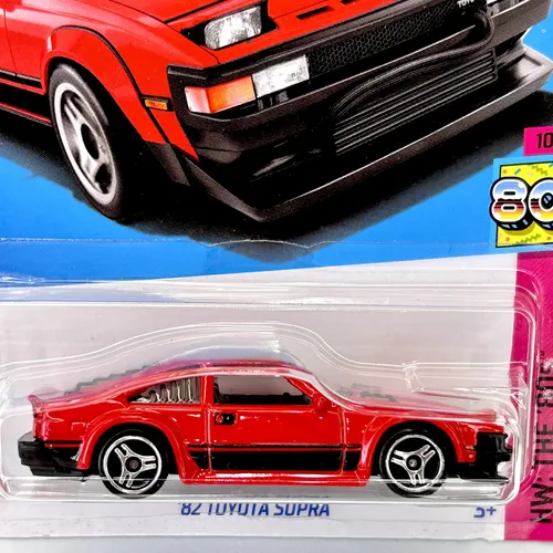 Carrinho Hot Wheels '82 Toyota Supra - The '80s (vermelho