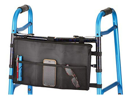 Bolso Plegable Walker De Nova Medical Products, Negro