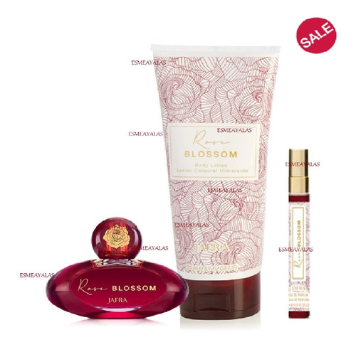 Jafra Set Rose Blossom+1 Mini+ Loción Crema Cor Envio Gratis