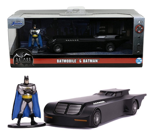 Batmobile & Batman Dc Comics The Animated Series Jada Toys