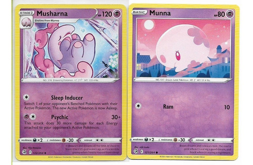 Pokémon Musharna 122/264 Uncommon. (Usado)