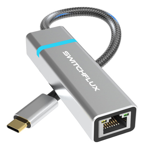 Switchflux Adaptador Usb C A Ethernet De 2.5g, Adaptador De